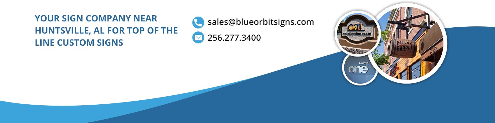 Blue Orbit Sign Studio