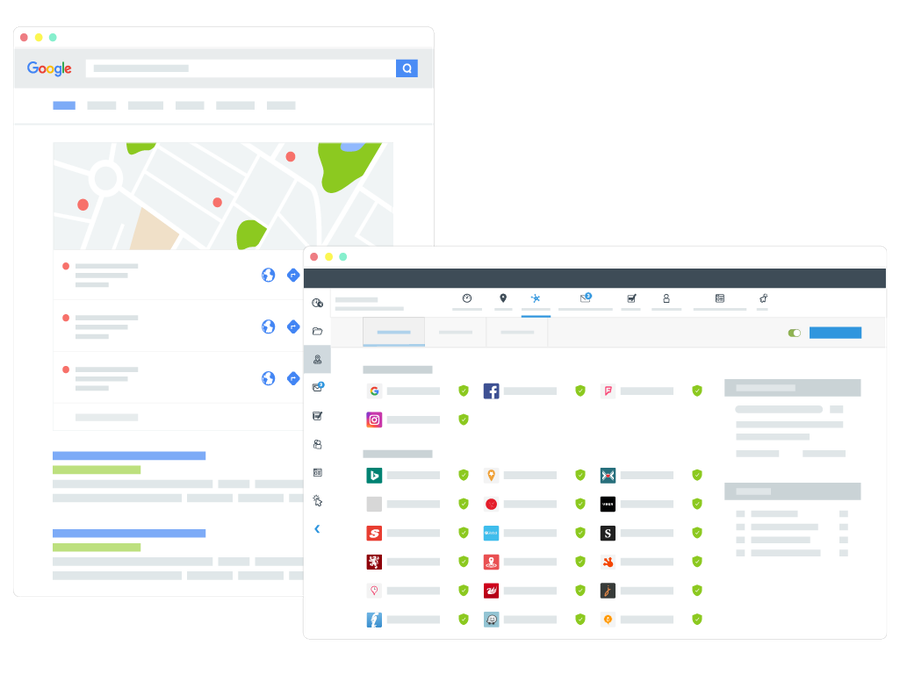 GPSListings location marketing dashboard preview