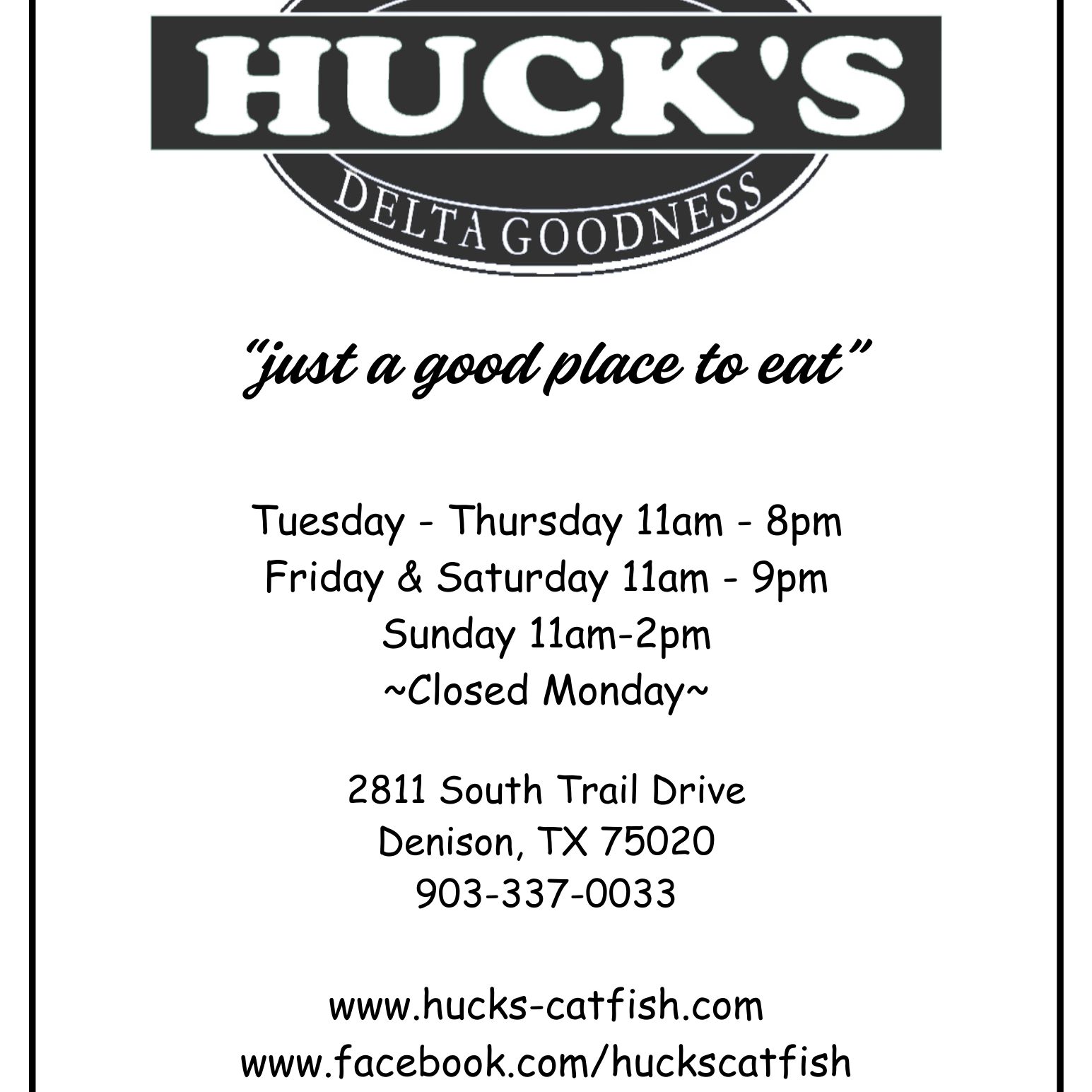 Huck's Catfish