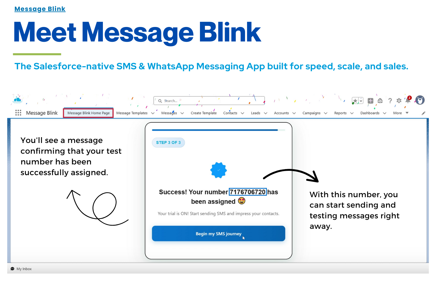 Message Blink - Gallery 13