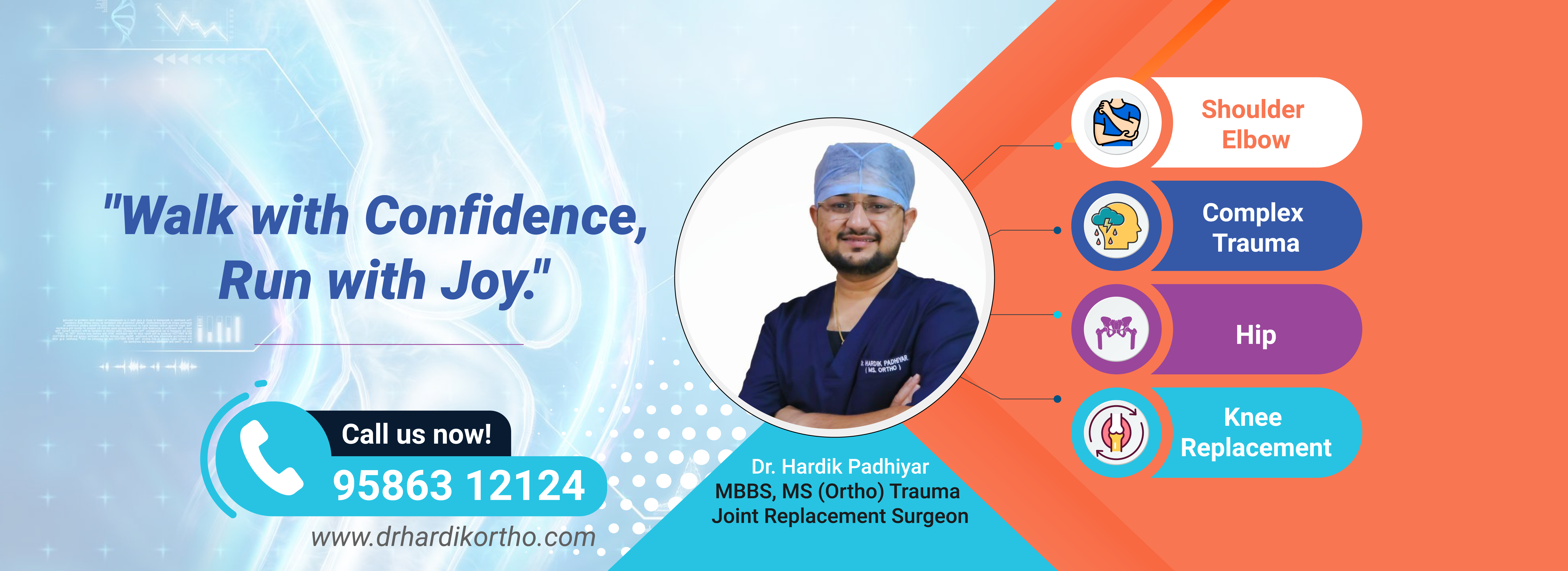 Dr. Hardik Padhiyar Orthopedic surgeon in Ahmedabad - Gallery 1