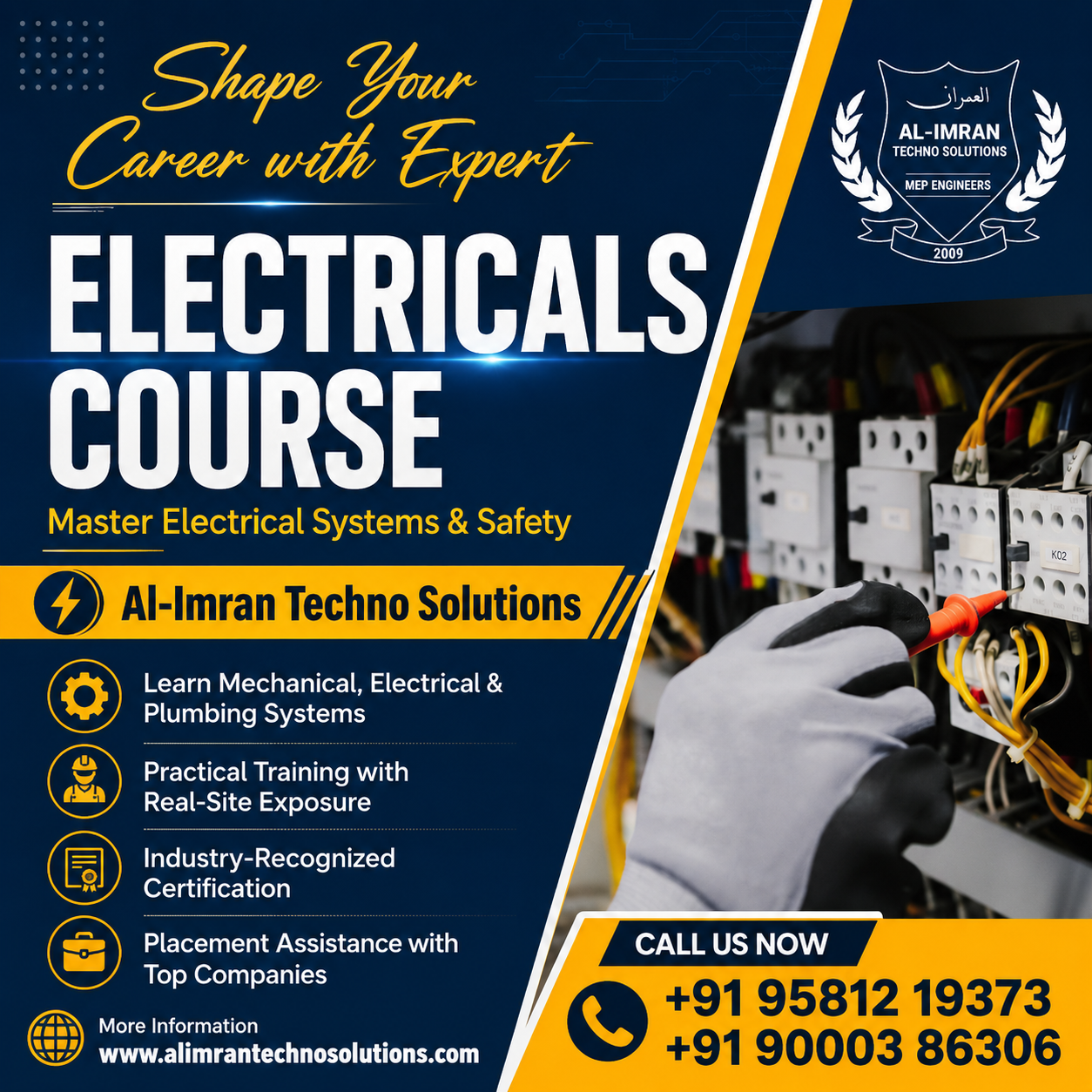 Al-Imran Techno Solutions | Best MEP & HVAC Training Institute in Hyderabad Since 2009 - Gallery 2