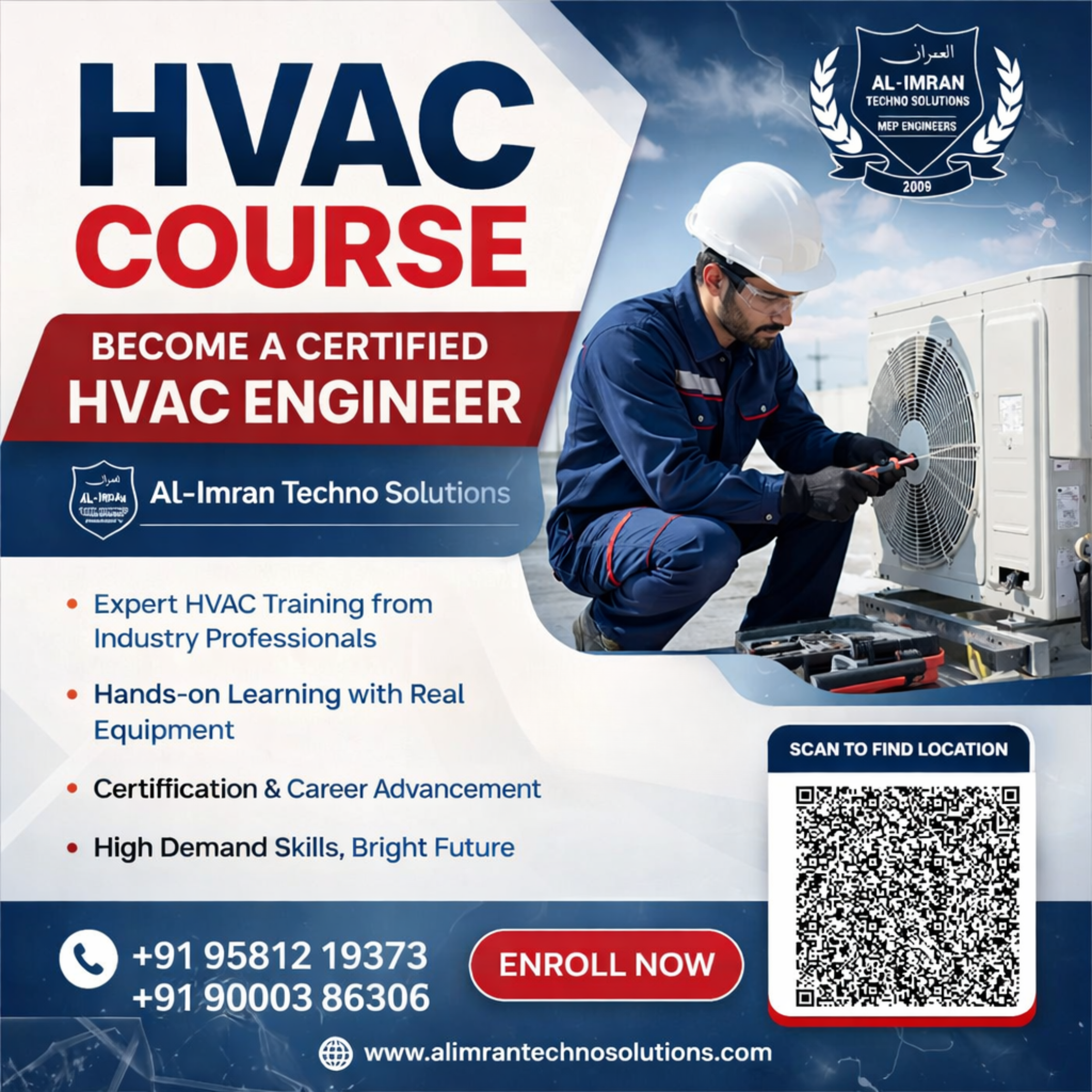 Al-Imran Techno Solutions | Best MEP & HVAC Training Institute in Hyderabad Since 2009 - Gallery 3