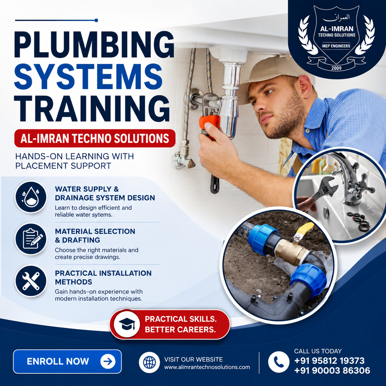 Al-Imran Techno Solutions | Best MEP & HVAC Training Institute in Hyderabad Since 2009 - Gallery 5