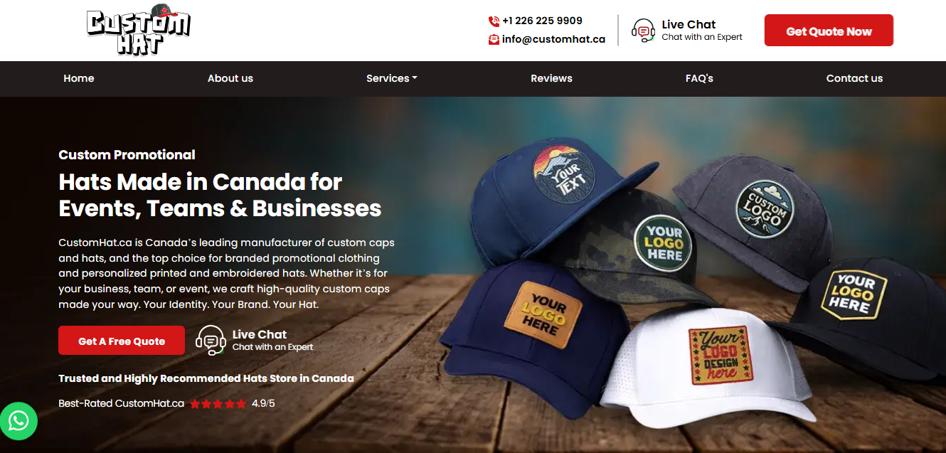 Custom Hat Maker in Canada - Gallery 1